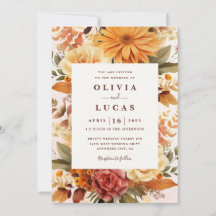 エレガントオレン結婚ジ