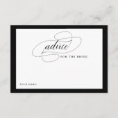 エレガントオートクチュール |花嫁のアドバイス アドバイスカード (正面)