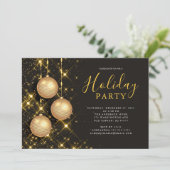 エレガントオーナメントクリスマスパーティー 招待状 (スタンド正面)