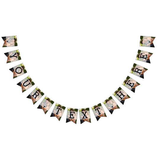 エレガントオーバーレイ結婚写真 バンティングフラッグ (全)