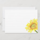 エレガントカジュアル野結婚花 招待状 (裏面)