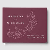 エレガントカスケーディングメ離れローの写真結婚s ゲストブック (正面)