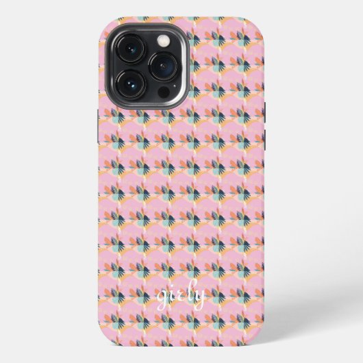 エレガントカスタマイズガーリー iPhoneケース (裏面)