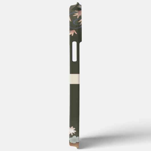 エレガントカスタマイズフローラトレンディーかわいらし Case-Mate iPhoneケース (裏面 / 右)