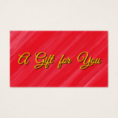 エレガントカスタマイズ可能なギフト券 (裏面)