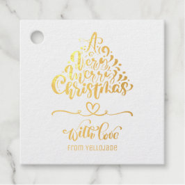 エレガントカスタマイズ可能なクリスマス季節のごあいさつF フェイバータグ