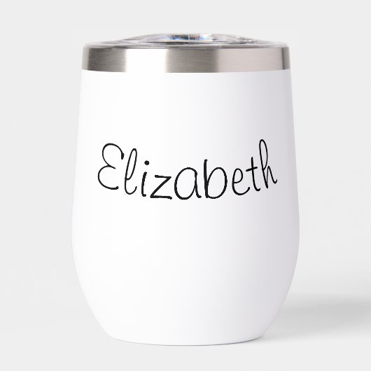 エレガントカスタマイズ可能な茎なしワイングラス (正面)