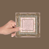 エレガントカスタマイズ可能な茶色のフレーム シーズンカード