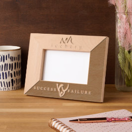 エレガントカスタマイズ可能なIcebergアートワーク レーザー彫刻フレーム