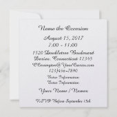 エレガントカスタマイズ招待状 招待状 (裏面)