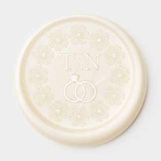 エレガントカスタマイズ結婚フローラの印章 ワックスシール