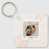 エレガントカスタマイズ結婚写真 キーホルダー (正面)