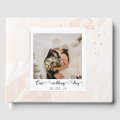 エレガントカスタマイズ結婚写真 ゲストブック (正面)