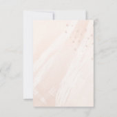 エレガントカスタマイズ結婚写真 サンキューカード (裏面)