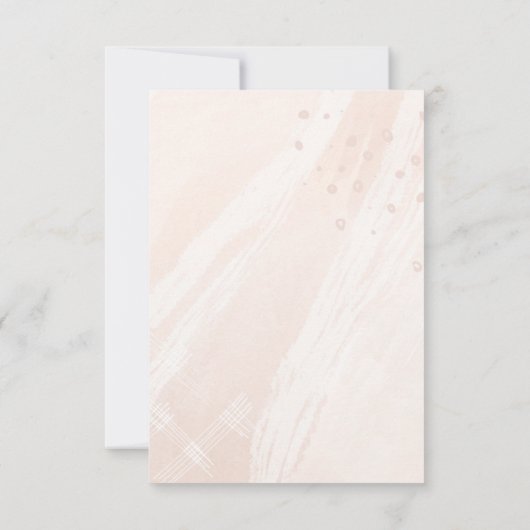 エレガントカスタマイズ結婚写真 サンキューカード (裏面)