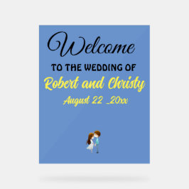 エレガントカスタムのアクリル系ウェルカムサイン結婚 アクリルサイン