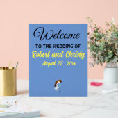 エレガントカスタムのアクリル系ウェルカムサイン結婚 アクリルサイン (ウェディング)