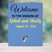 エレガントカスタムのアクリル系ウェルカムサイン結婚 アクリルサイン (ニュートラル)