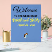 エレガントカスタムのアクリル系ウェルカムサイン結婚 アクリルサイン (ウェディング)