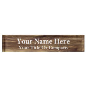 エレガントカスタムアクリル デスクネームプレート (正面)