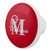 エレガントカスタムイニシャルと名前 セラミックノブ (右)