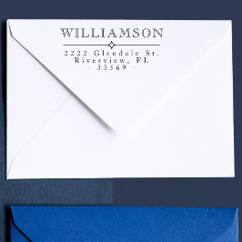 エレガントカスタムクラシック差出人住所 セルフインキングスタンプ