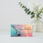 エレガントカスタムケーキデザイン飾 名刺 (スタンド正面)