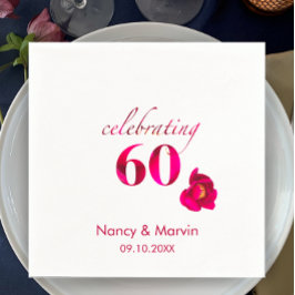 エレガントカスタムフローラ60周年記念 スタンダードカクテルナプキン