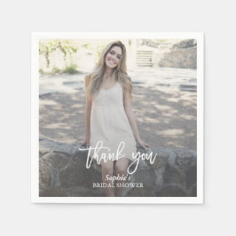 エレガントカスタムブライダルシャワー スタンダードカクテルナプキン