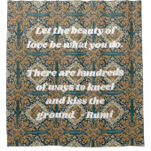 エレガントカスタムペルシャの贈り物 シャワーカーテン (正面)