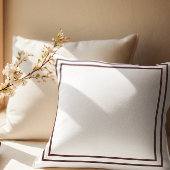 エレガントカスタムモノグラム白投 クッション