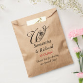 エレガントカスタムモノグラムW |さん結婚ありがとう フェイバーバッグ (封をした状態)