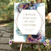 エレガントカスタムラヴ引用文シナ結婚ルのサイン ポスター