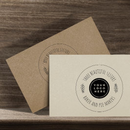 エレガントカスタム会社のロゴ セルフインキングスタンプ