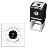 エレガントカスタム会社のロゴ セルフインキングスタンプ (インサイチュ)