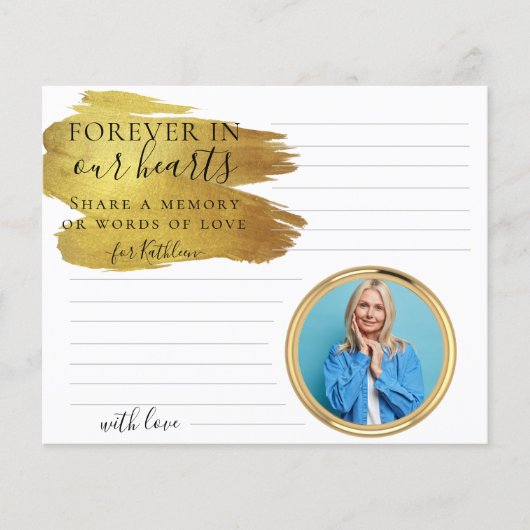 エレガントカスタム共有Aメモリ葬儀カード (正面)