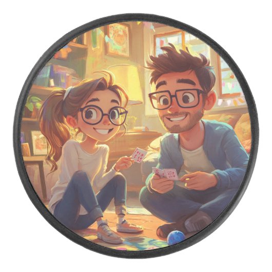 エレガントカスタム写真の追加 アイスホッケーパック (正面)