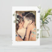 エレガントカスタム写真結婚授賞式 招待状 (スタンド正面)