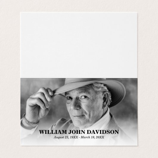 エレガントカスタム写真追悼会 名刺 (外部フラット)