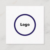 エレガントカスタム名刺 |ミニマルプロフェッショナル スクエア名刺 (正面)