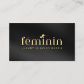 エレガントカスタム名名刺デザイン 名刺 (正面)