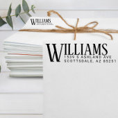 エレガントカスタム名差出人住所スタンプ セルフインキングスタンプ