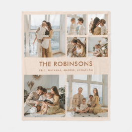 エレガントカスタム名7 フリースブランケット