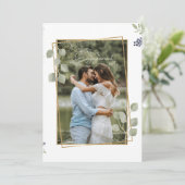 エレガントカスタム婚約白 招待状 (スタンド正面)