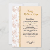 エレガントカスタム母の日に書いた手紙 (正面)