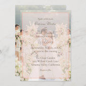 エレガントカスタム結婚式招待状 招待状 (正面/裏面)