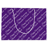 エレガントカスタム記念日 ラージペーパーバッグ (裏面)