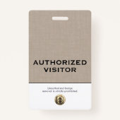 エレガントカスタム認定ビジターバッジ バッジ (正面)