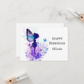 エレガントカスタム誕生日 カード (正面/裏面インサイチュ)