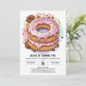 エレガントカスタム誕生日 招待状 (スタンド正面)